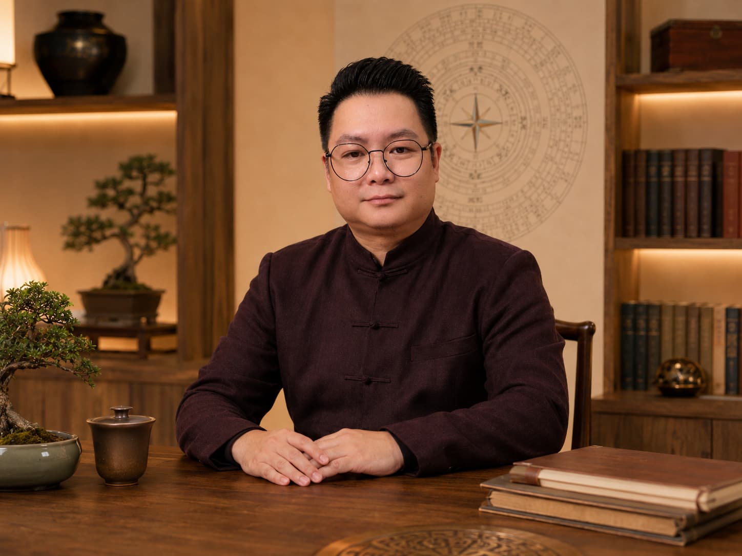 Phú Hà tại bàn làm việc